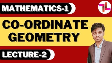 APPLIED MATH -1 // CO-ORDINATE GEOMETRY // POINT & DISTANCE L-2