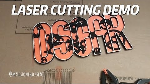 Maidstone Hackspace Laser Cutting Demo