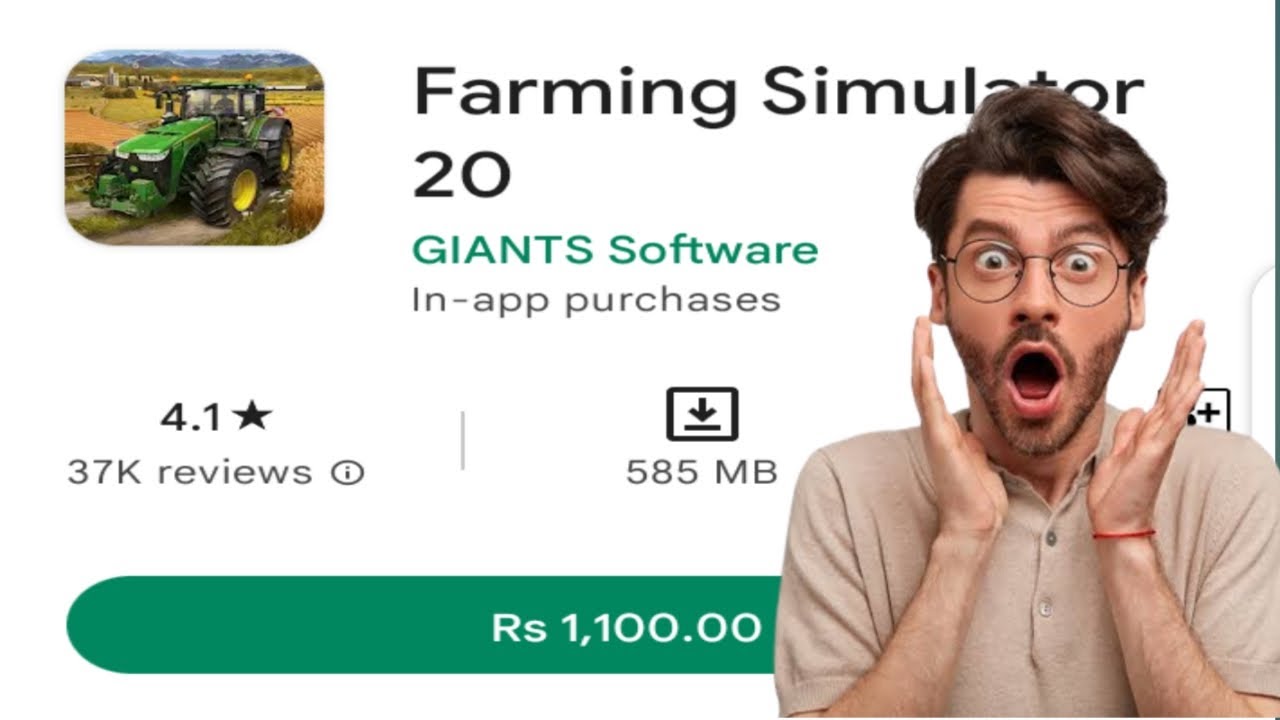 Playing Rs.1100 Game Free || Farm Simulator 20 Game Review || MrBulk