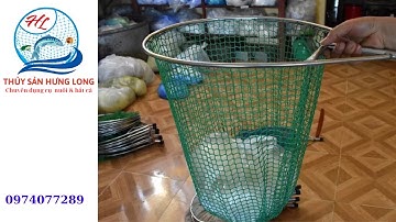 Vợt inox siêu bền xúc 🐬thịt, cá bột, trứng cá- Zalo: 0974077289