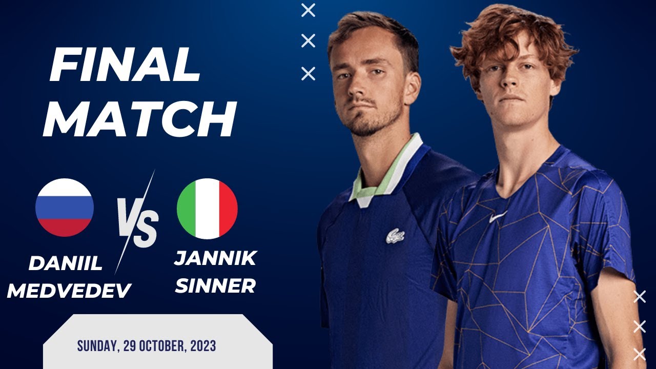 ATP LIVE DANIIL MEDVEDEV VS JANNIK SINNER ATP VIENNA OPEN 2023 TENNIS