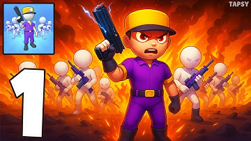 💥Army Camp Gameplay Walkthrough Part 1 – Recruit & Train Soldiers (Android,iOS)