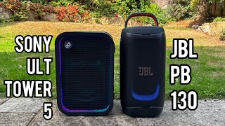 Sony ULT Tower 5 vs JBL PartyBox 130 - For Different Target Audiences?!