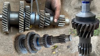 The Gear Main Block Was Broken into two pieces Then mechanic repair it very amazing way / must Watch