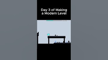 Day 3 of Making a Modern Level in GD #geometrydash