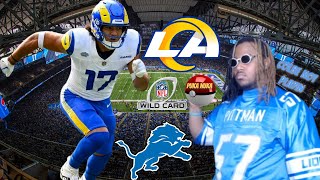 Los Angeles Rams vs. Detroit Lions Game Highlights | NFL 2023 Super Wild Card Weekend! Reaction