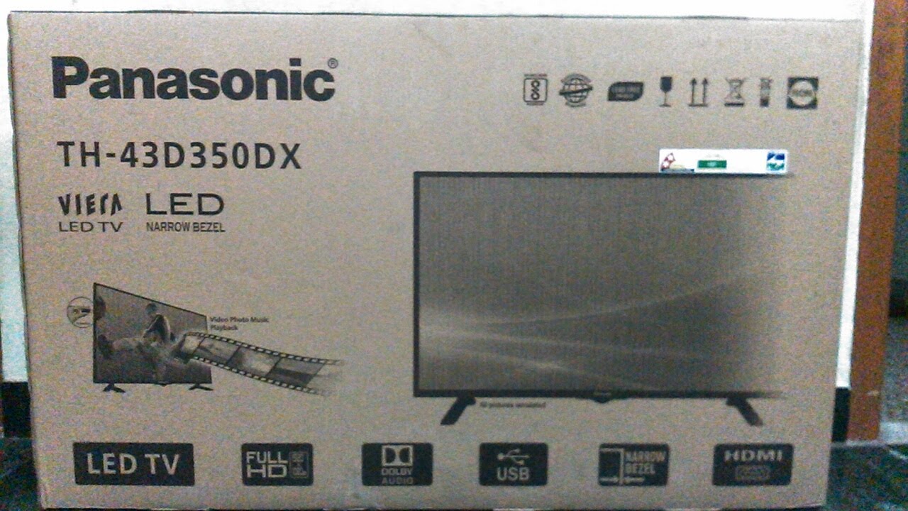 Panasonic VIERA 43  inch  109cm Full HD LED  TV  TH 43D350DX 