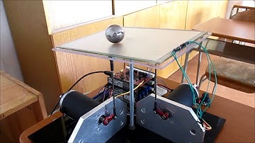 Ball and Plate State Space Observer control with position control of PMDC motors