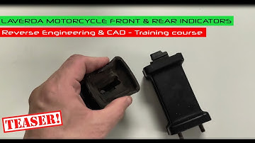 Componenti in gomma moto RGS, da STL a file STEP  |  Reverse Engineering Old Motorcycle Parts