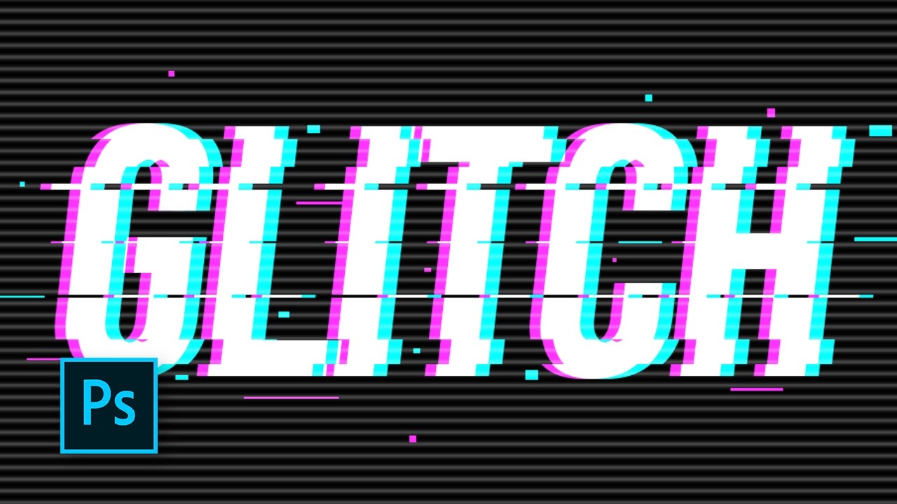 Create a glitch text effect online free