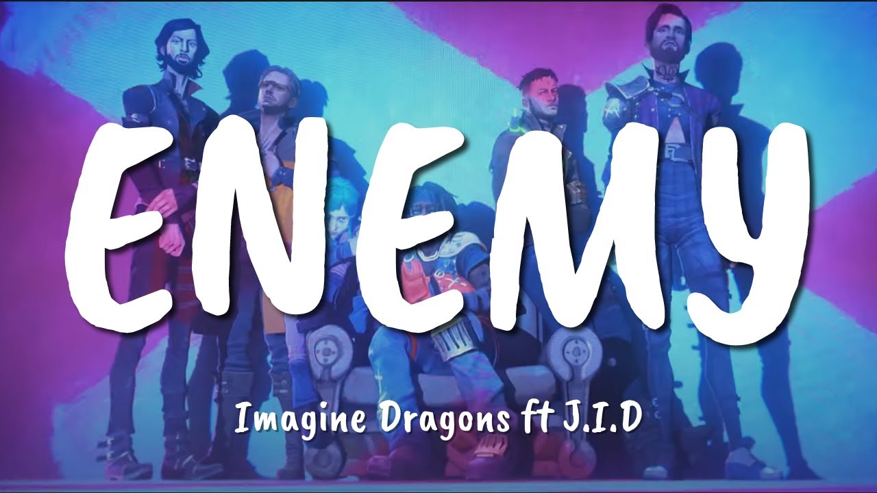 Imagine Dragons ft J.I.D Enemy (Lyrics) YouTube