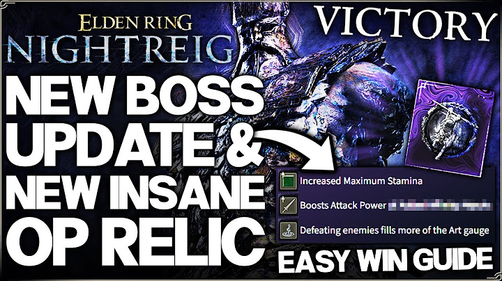 Elden Ring Nightreign - NEW BOSS UPDATE - Easy Everdark Fulghor Win Guide & New OP Relic Build!