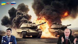 Расправа над экипажем российского Т-72! взрыв LEOPARD 2A6 на границе