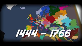 Universalis Remastered timelapse (1444 - 1766)