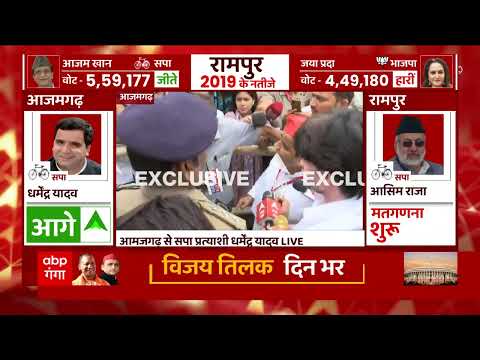 Azamgarh Bypoll Result: SP उम्मीदवार Dharmendra Yadav की हुई पुलिस से बहस..देखिए