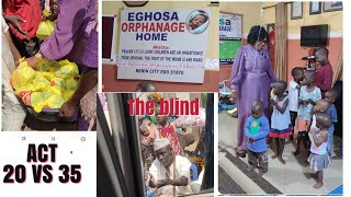 Evangelist Gladys Dl  Domenico Visited orphanage home on her birthday