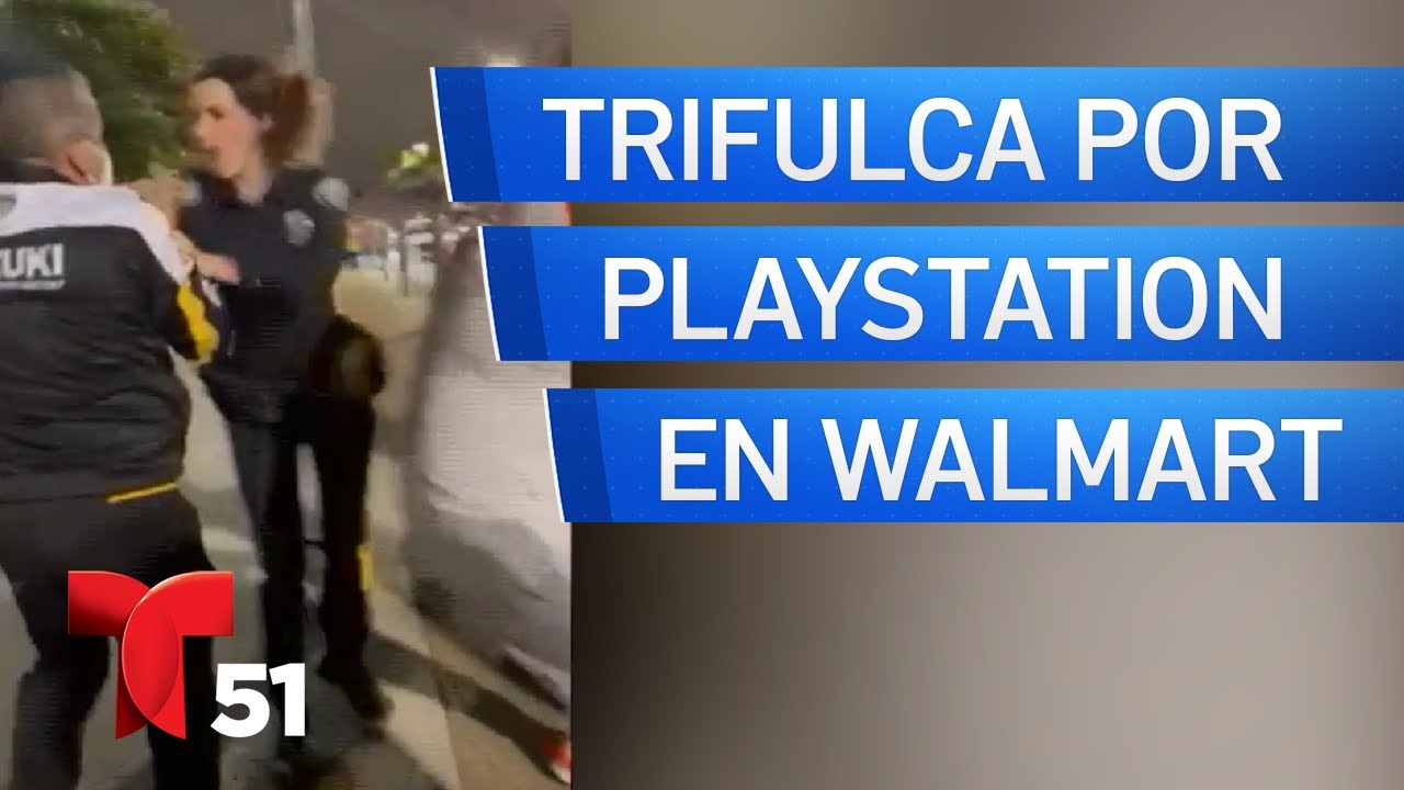 Trifulca por compra de consola de PlayStation 5 en Walmart