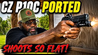 The CZ P10C Ported Shoots INSANELY Flat!