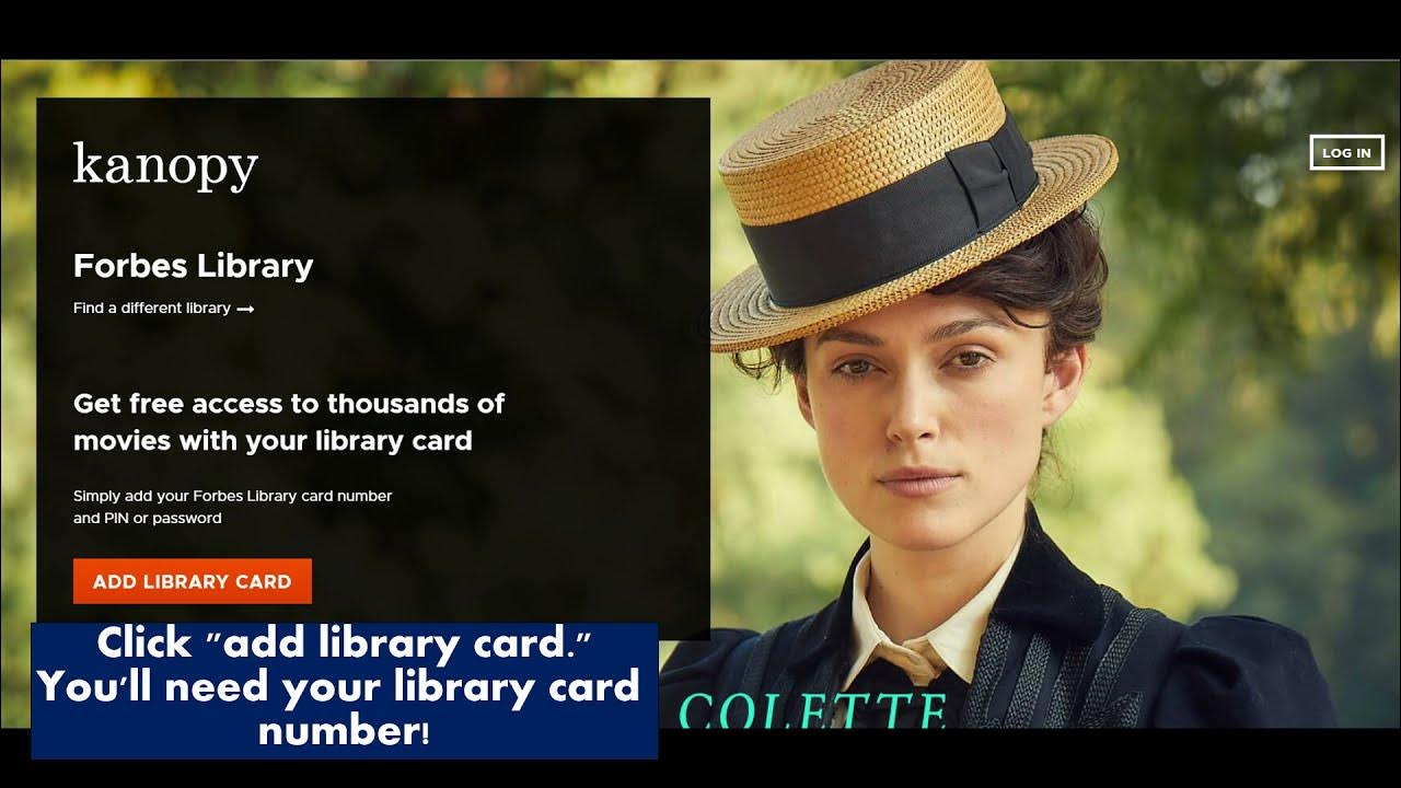 How To Use KANOPY With Your Library Card YouTube