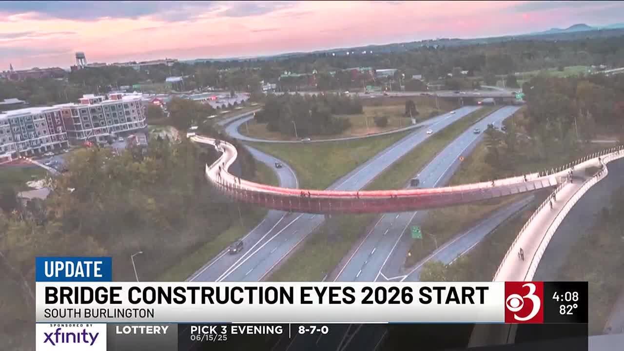 South Burlington eyes 2026 start for pedestrian bridge construction