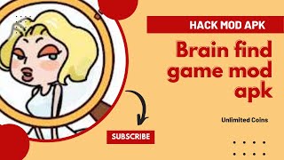 Brain find game mod apk | Unlimited coins | Unlimited hints screenshot 1