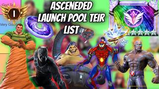 Ascension Base Pool Tier List... | Marvel Contest Of Champions