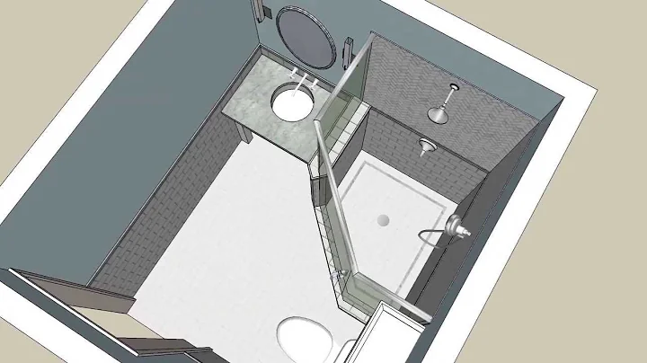 Sketchup 3D Bathroom Animation