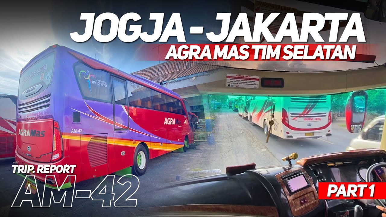 SENSASI AGRA MAS VIA SELATAN..!! SAMPAI BLONG KIRI DIKEMACETAN ! Trip Agra Mas AM-42 