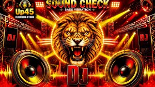 SOUND CHECK BASS VIBRATION Mix | UP45 Recording Studio | Hard Bass DJ Remix 2026 🔥