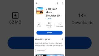 Gold Rush Miner Simulator 3D | new mobile games 2024 | game for Android #game #newgame2024 screenshot 1