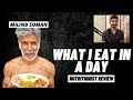 Milind somans what i eat in a day  nutritionist review
