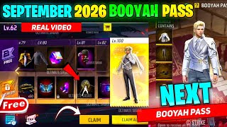 September Booyah Pass Free Fire 2026 || Next Booyah Pass Free Fire || FF September Booyah Pass 2026