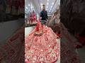 ❤️ Royal Red Bridal Lehenga 2026 ✨ Heavy Handwork Wedding Collection 👰 |Chandni Chowk Delhi #Shorts