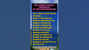 Upcoming Philippine Public Holidays 2025 
