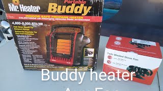 Auxiliary fan for Buddy heater by I go where I'm Towed - Youtube Camping  5,818 views 2 years ago 7 minutes, 26 seconds