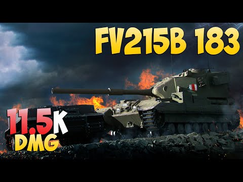 Видео: FV215b 183 - 6 Kills 11.5K DMG - Компетентный! - Мир Танков