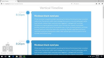 Vertical Timeline Using Css, Web Design Timeline Template, Make A Timeline