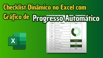 Checklist Dinâmico no Excel com Gráfico de Progresso Automático!