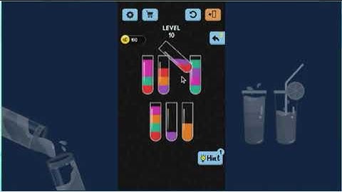 Water Colour Sort levels 9 and 10