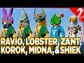 Sheik&#39;s &amp; Korok Mask, Midna&#39;s &amp; Zant&#39;s Helmet, Ravio&#39;s Hood, &amp; Island Lobster - Tears of the Kingdom