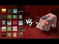 Zoglin vs All Mobs - Minecraft