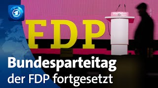 FDP setzt Bundesparteitag in Berlin fort