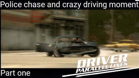 Driver: Parallel Lines - PS2 - Police chase and crazy driving moment - Part one.