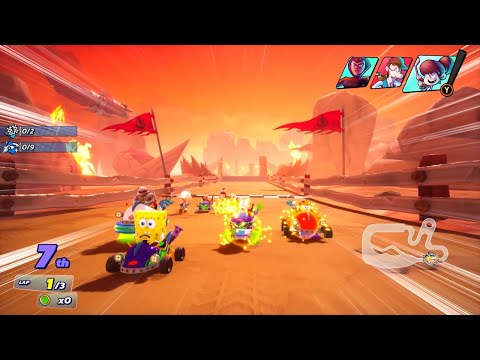 ROCKO Fire Nation (Hardest) Nickelodeon Kart Racers 3: Slime Speedway