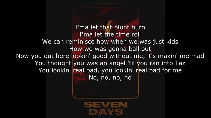 PARTYNEXTDOOR - Bad intentions (lyrics)