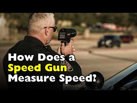 How Do Modern Speed Guns Calculate Car Velocity?