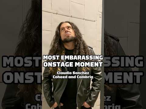 Coheed and Cambria's Claudio Sanchez on Most Embarassing Onstage Moment
