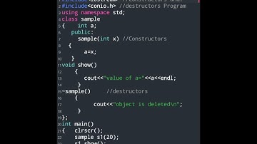 10 C++ Program Constructors and destructors #c++ #program #programming #coding #quick5842 #shorts