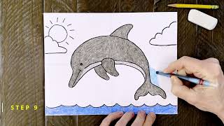 How to Draw a Dolphin screenshot 1