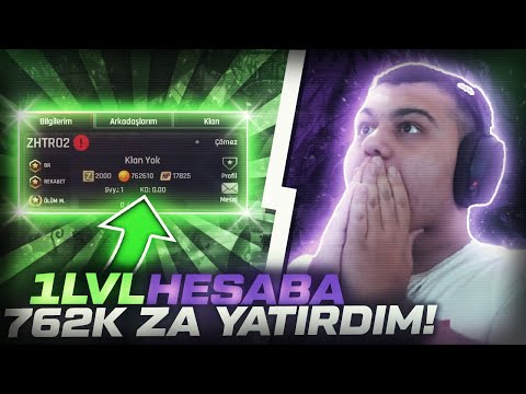 1 LEVEL HESABA 760 BİN ZULA ALTINI YÜKLEDİM !